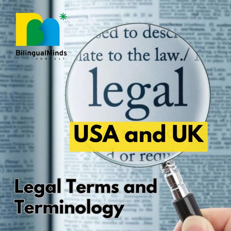 legal terms and terminology